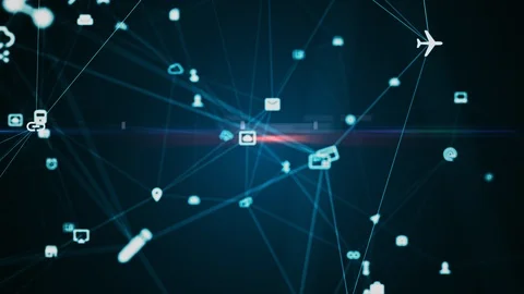 Internet of things, concept animation Stock Footage 106268219