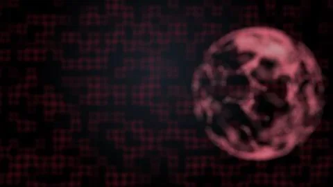 Internet of Things concept. Connected network of nodes around planet Earth Stockillustratie