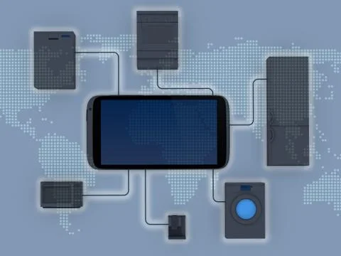Internet of Things Concept Stock Illustration