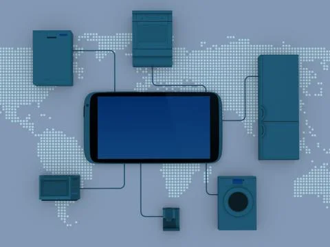 Internet of Things Concept Stock Illustration