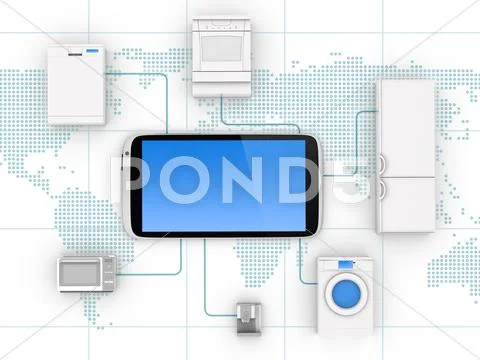 Internet of Things Concept Illustrazione stock