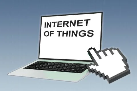 INTERNET OF THINGS concept Иллюстрация