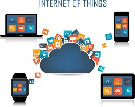 Internet of things concept Stock Illustration