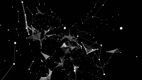 Internet of Things concept. Various icons floating in cyberspace. Stock Footage 101353302