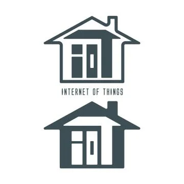 Internet of things house vector Stock Illustration