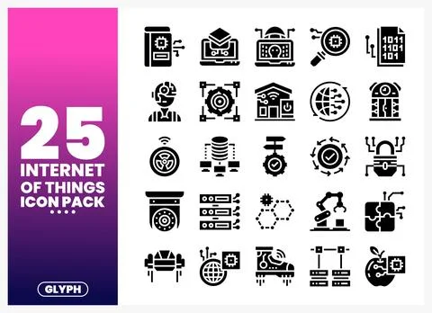 Internet of Things icons show smart technology concepts with digital device.. 스톡 일러스트
