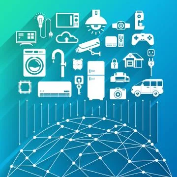 Internet of things Stock Illustration
