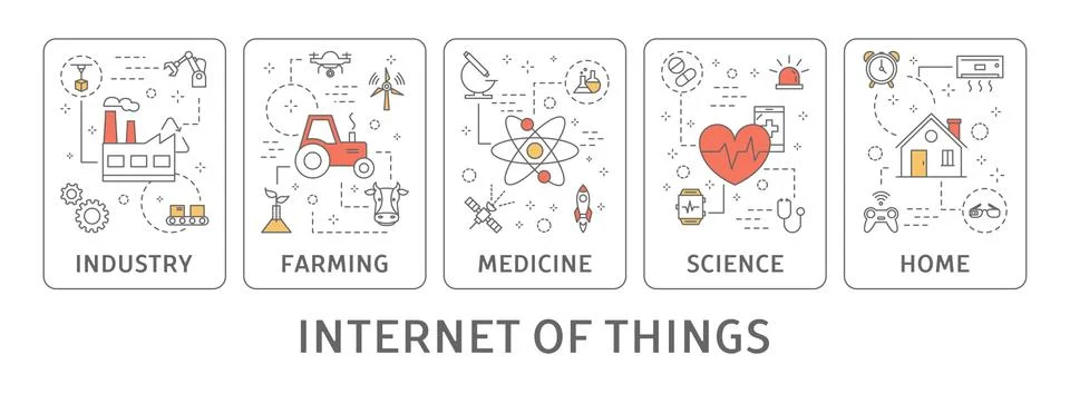 Internet of things. イラスト素材