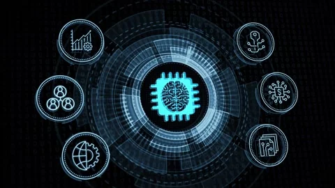 Internet of things - IOT concept. Businessman offer IOT products and solution Stock-Footage 142932333