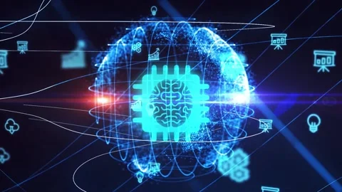 Internet of things - IOT concept. Businessman offer IOT products and solution Stock Footage 147542097