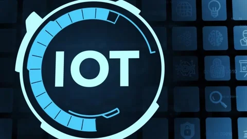 Internet of things - IOT concept. Businessman offer IOT products and solution Stock Footage 149414085