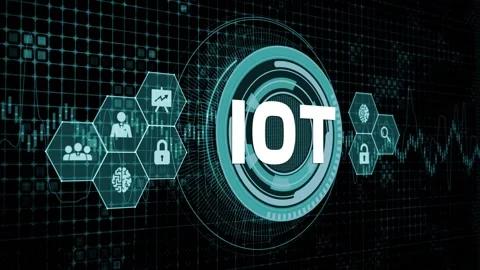 Internet of things - IOT concept. Businessman offer IOT products and solution Stock Footage 151561710