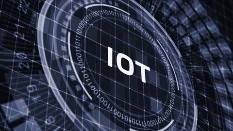 Internet of things - IOT concept. Businessman offer IOT products and solution Stock Footage 153879914