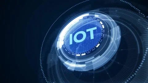 Internet of things - IOT concept. Businessman offer IOT products and solution Stock Footage 160189352