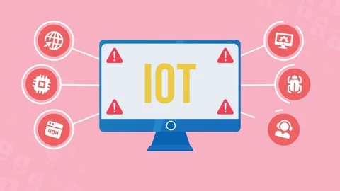 Internet of things - IOT concept. Businessman offer IOT products and solution Stock Footage 161695390