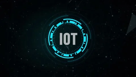 Internet of things - IOT concept. Businessman offer IOT products and solution Stock Footage 166555109