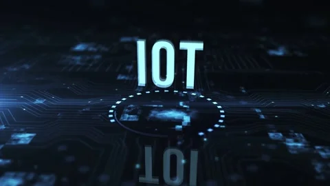 Internet of things - IOT concept. Businessman offer IOT products and solution Stock Footage 196708992