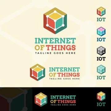 Internet Of Things Logotype Stock Illustration
