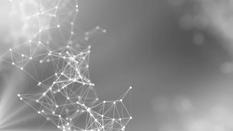 Internet of things a lot of connections between things, cloud technology Stock Footage 113274988