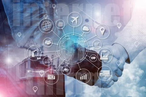 Internet of things. Stock Photos