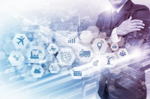 Internet of things. Stock Photos