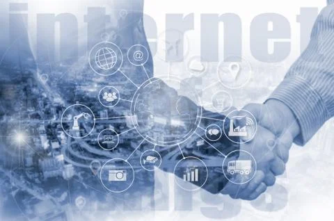 Internet of things. Foto stock