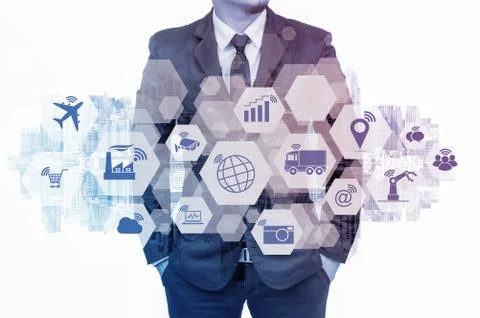 Internet of things. Stock Photos