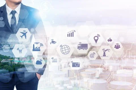 Internet of things. Stock Photos