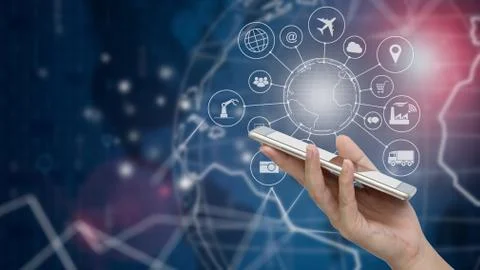 Internet of things. Stock Photos