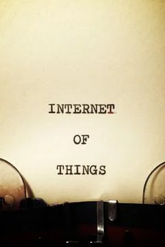 Internet of things phrase Stock Photos