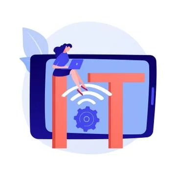 Internet of things vector concept metaphor Stock Illustration