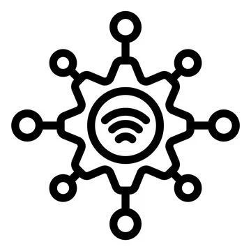 Internet Of Things Vector Icon Design Illustration Stock Illustration