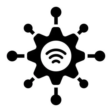 Internet Of Things Vector Icon Design Illustration Illustrazione stock