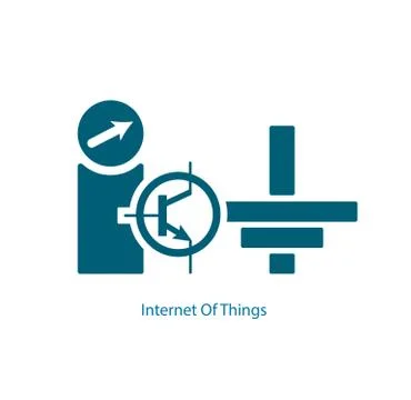 Internet of things vector symbol Stock Illustration