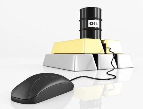 Internet trading Illustrazione stock