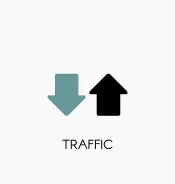 Internet traffic icon vector illustration Stock Illustration