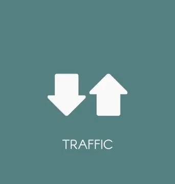 Internet traffic icon vector illustration Stock Illustration