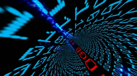 Internet traffic matrix tunnel 스톡 동영상 58505840