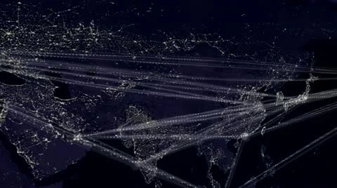 Internet trafic Stock Footage 18187904