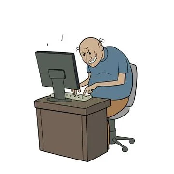 Internet troll 스톡 일러스트