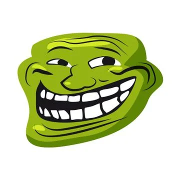 Internet Troll, meme, character face, internet folklore, social networking Illustrazione stock