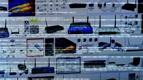 Internet Usage Issue Spying on User Concept 2 Stock Footage 34178431