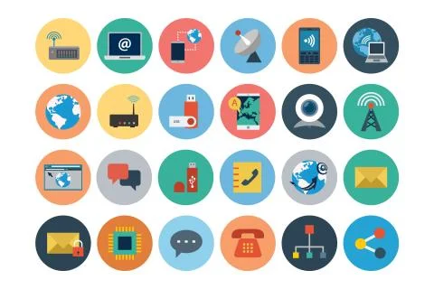 Internet Vector Icons Stock Illustration