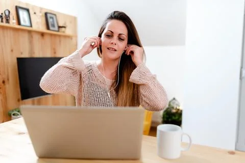 Internet Video Chat Concept, Abstract Long Distance Relationship Stockfoto's