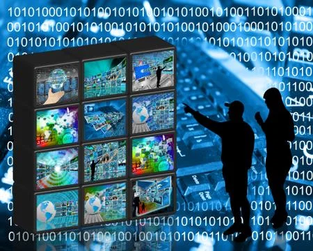 Internet wall イラスト素材