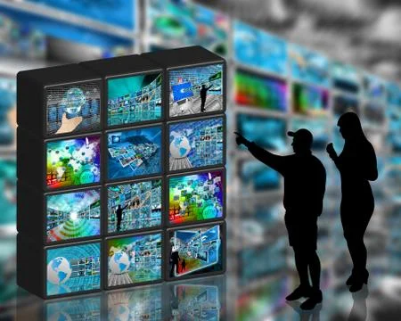 Internet wall イラスト素材