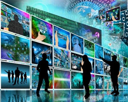 Internet wall イラスト素材