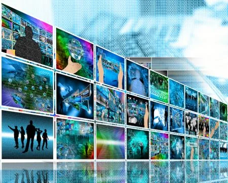 Internet wall イラスト素材