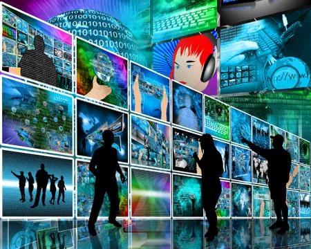 Internet wall イラスト素材