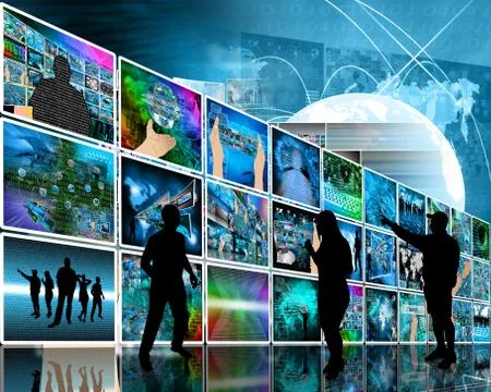 Internet wall イラスト素材